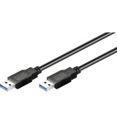 USB-Kabel SuperSpeed 93929, 3m, USB-A auf USB-A, schwarz