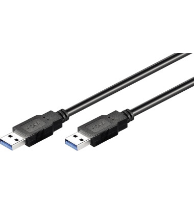 USB-Kabel SuperSpeed 93929, 3m, USB-A auf USB-A, schwarz