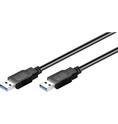 USB Kabel 95717 USB 3.0 1m A/A-Stecker schwarz