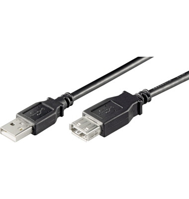 USB Verlängerungskabel 68903 USB 2.0 1,8m A-Stecker/A-Buchse sw