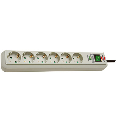 Steckdosenleiste 1159750015 Eco-Line, 6-fach, grau