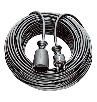 Verl&auml;ngerungskabel 1162180 BAT, 3m, schwarz