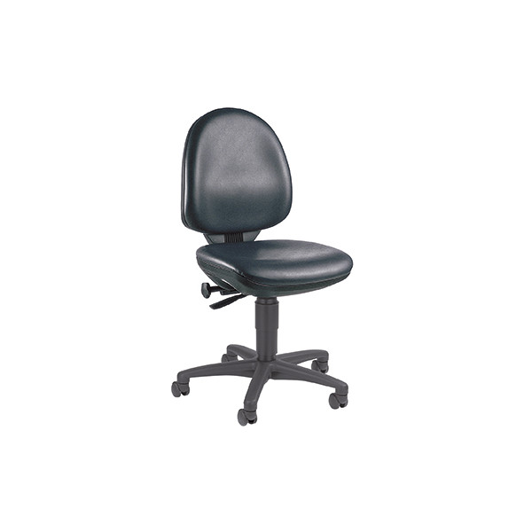 4014296129938 - TOPSTAR Zeichenstuhl Permanentkontakt Kunstleder Ohne Armlehnen Schwarz 110 kg TEC 50