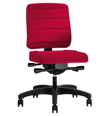 Bürodrehstuhl Yourope PRO 4802/5807/532217 rot