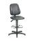 Arbeitsdrehstuhl Unitec 2 9651-0551 mit Gleiter schwarz