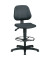 Arbeitsdrehstuhl Unitec 2 9651-2000 mit Gleiter schwarz