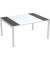 Schreibtisch, 75cm (H), 150x114cm (BxT), rechteckig, anthrazit/weiß / weiß