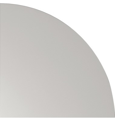 Verkettungsplatte VHE91/5 grau Viertelkreis 80x80 cm (BxT)