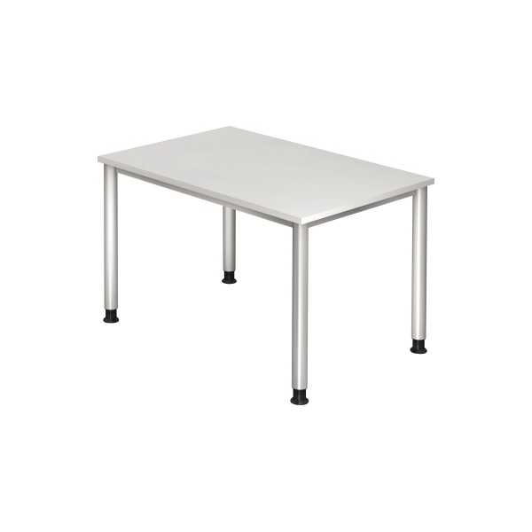 4032062139288 - Schreibtisch Ergonomic Plus H VHS12 W S weiß rechteckig 120x80 cm (BxT) manuell höhenverstellbar 4032062139288 Hammerbacher