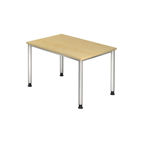 4032062139233 - Schreibtisch Ergonomic Plus H VHS12 3 S ahorn rechteckig 120x80 cm (BxT) manuell höhenverstellbar 4032062139233 Hammerbacher