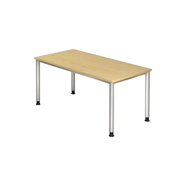 4032062151983 - Schreibtisch Ergonomic Plus H VHS16 3 S ahorn rechteckig 160x80 cm (BxT) manuell höhenverstellbar 4032062151983 Hammerbacher