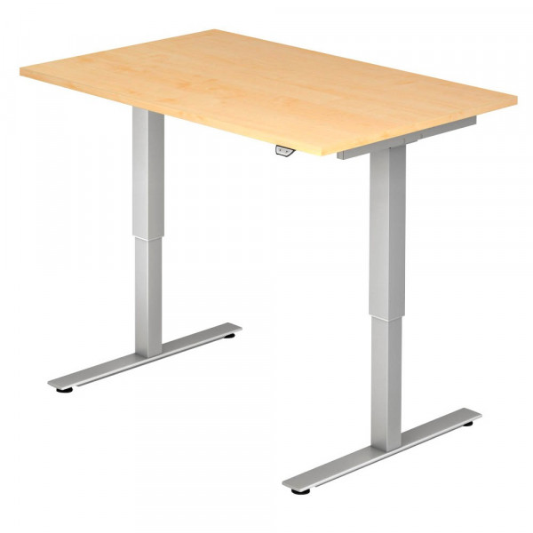 4032062151860 - Schreibtisch Ergonomic Aktiv XMST VXMST12 3 S ergonomisch ahorn rechteckig 120x80 cm (BxT) elektrisch höhenverstellbar 403206215