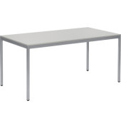 Konferenztisch Line 810003981, 72cm (H), 120x80cm (BxT), rechteckig, lichtgrau / silber