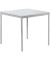 Konferenztisch Line 810004381, 72cm (H), 80x80cm (BxT), quadratisch, lichtgrau / silber