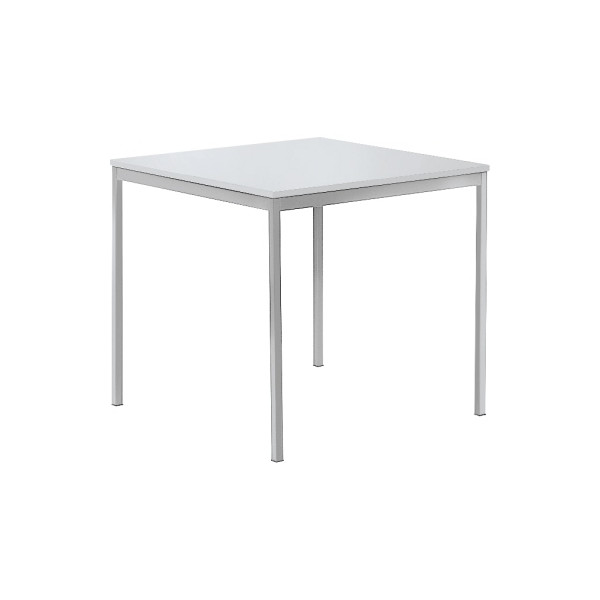 4003969023840 - Konferenztisch Line 810004381 72cm (H) 80x80cm (BxT) quadratisch lichtgrau   silber 4003969023840 Soennecken