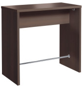 Stehtisch Premium, h&ouml;henverstellbar 113cm (H), 160x60cm (BxT), rechteckig, wenge / wenge