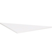 Verkettungsplatte Lissabon S-617508-W weiß Volleckform 80x80 cm (BxT)