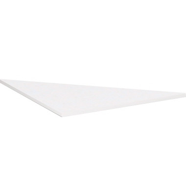 Verkettungsplatte Lissabon S-617508-W weiß Volleckform 80x80 cm (BxT)