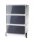 Rollcontainer EasyBox EBGHX3.11 Kunststoff anthrazit/weiß, 3 normale Schubladen