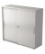 Aktenschrank BETA V1753S/5/5/RE, Holz abschließbar, 3 OH, 120 x 110 x 40 cm, lichtgrau