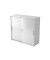 Aktenschrank BETA V1753S/W/W/RE, Holz abschließbar, 3 OH, 120 x 110 x 40 cm, weiß