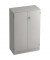 Aktenschrank SIGNA V6550/5/5/SG, Holz abschließbar, 3 OH, 80 x 127 x 42 cm, lichtgrau