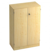 Aktenschrank SIGNA V6550/3/3/SG, Holz abschließbar, 3 OH, 80 x 127 x 42 cm, ahorn