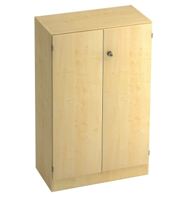 Aktenschrank SIGNA V6550/3/3/SG, Holz abschließbar, 3 OH, 80 x 127 x 42 cm, ahorn