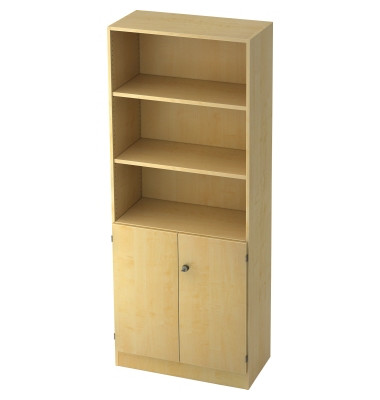Regalschrank Solid V6770/3/3/SG 5OH ahorn/ahorn
