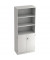 Regalschrank V6 V6770/W/W/SG, abschlie&szlig;bar, 5 OH, wei&szlig;, 80x200,4x42cm (BxHxT)
