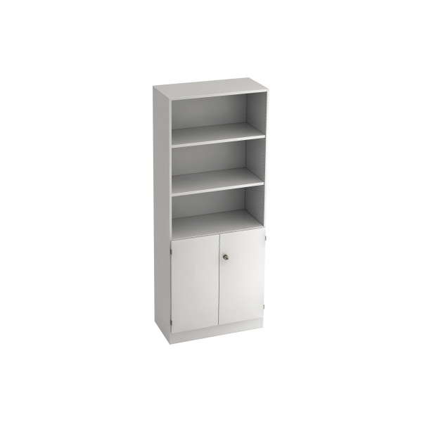 4032062126677 - Regalschrank V6 V6770 W W SG abschließbar 5 OH weiß 80x2004x42cm (BxHxT) 4032062126677 Hammerbacher