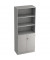 Regalschrank Solid V6770/5/5/SG 5OH grau/grau