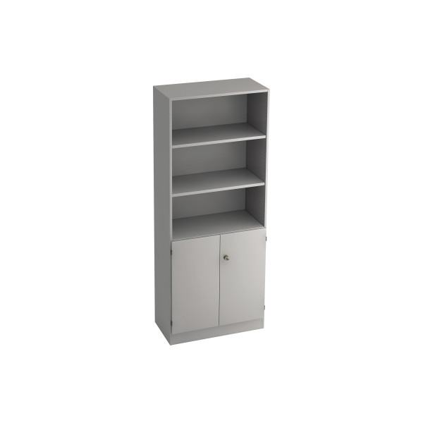4032062126554 - Regalschrank V6 V6770 5 5 SG abschließbar 5 OH grau 80x2004x42cm (BxHxT) 4032062126554 Hammerbacher