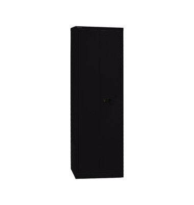 Aktenschrank Universal E782A04B6633, Stahl abschließbar, 5 OH, 60 x 195 x 40 cm, schwarz