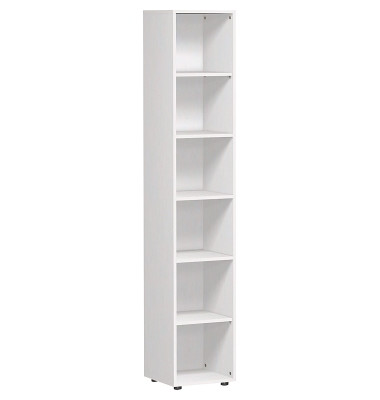 Regal Mailand S-346001-W 40x40x216 cm weiß