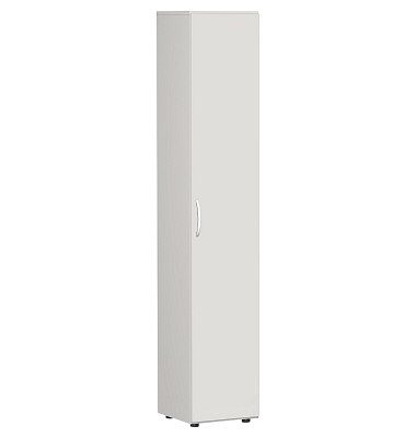 Aktenschrank Flex S-346100-LL, 6 OH, lichtgrau, 40x216x42cm (BxHxT)