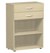 Regal Mailand S-383600-AH 800x1.104x420mm 3Fachböden ahorn