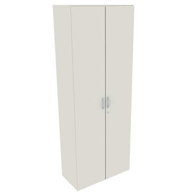 Aktenschrank Flex S-386100-WW, Holz abschließbar, 6 OH, 80 x 216 x 42 cm, weiß