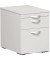 Rollcontainer Flex S-530152-LG Holz lichtgrau, 1 normale Schublade, mit extra Hängeregisterauszug, mit extra Utensilienauszug, 