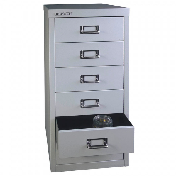 5020073747409 - Schubladenschrank MultiDrawer? 29er Serie L296833 Stahl 6 Schubladen (Vollauszug) A4 279 x 59 x 38 cm schwarz 502007374740