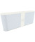 Aktenschrank Flex S-382104-W, Kunststoff/Holz, 2 OH, 200 x 80 x 40 cm, silber/weiß