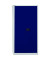Garderobenschrank Universal E782AAG505, Stahl abschließbar, 5 OH, 91,4 x 195 x 40 cm, blau/lichtgrau