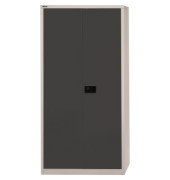 Garderobenschrank Universal E782AAG525, Stahl abschließbar, 5 OH, 91,4 x 195 x 40 cm, anthrazit/lichtgrau