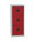 Hängeregistraturschrank PFA3F506 3Schübe grau/rot