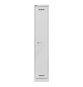 Spind MonoBloc ML03S1645, Metall, 1 Abteil mit 1 Fach, abschließbar, 32,2x170cm (BxH), lichtgrau