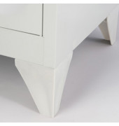 Fuß MLMPF800, Kunststoff, 15 cm, lichtgrau