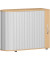 Aktenschrank Flex S-382101-BB, Kunststoff/Holz, 2 OH, 100 x 83 x 40 cm, silber/buche