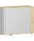Aktenschrank Flex S-382101-AA, Kunststoff/Holz, 2 OH, 100 x 83 x 40 cm, silber/ahorn