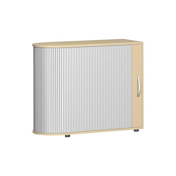 4038933059297 - Aktenschrank Flex S-382101-AA Kunststoff Holz 2 OH 100 x 83 x 40 cm silber ahorn 4038933059297 Geramöbel