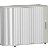 Aktenschrank Flex S-382101-SL, 2 OH, silber/lichtgrau, 100x83x40cm (BxHxT)